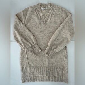 Time and Tru Cream Sweater Dress Size Small